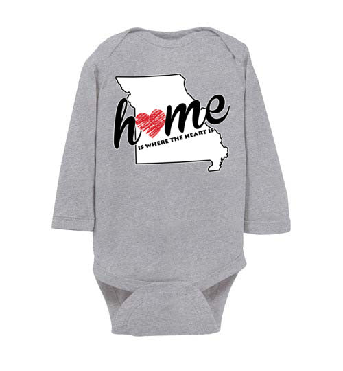 Missouri Home. Infant. LS Onesie