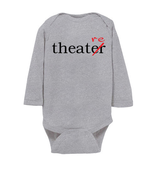 Theater/re Spelling. Infant. LS Onesie