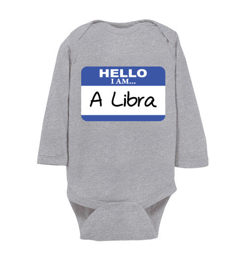 A Libra. Infant. LS Onesie