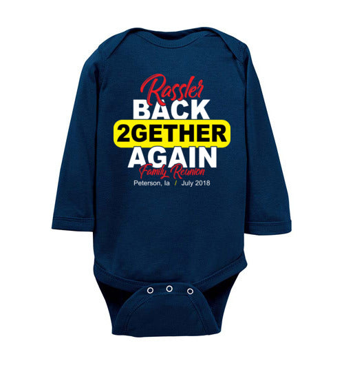 Rassler Back 2gether. Infant. LS Onesie