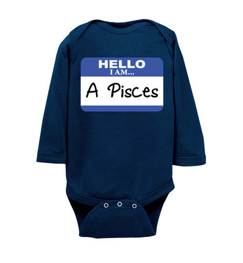 A Pisces. Infant. LS Onesie