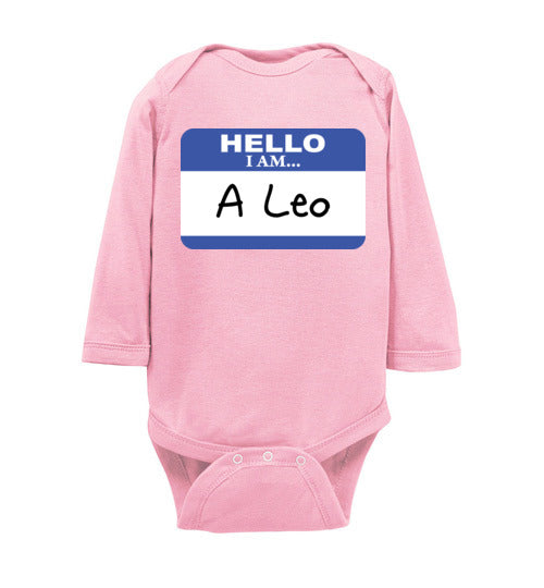 A Leo. Infant. LS Onesie