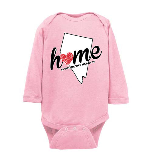 Nevada Home. Infant. LS Onesie