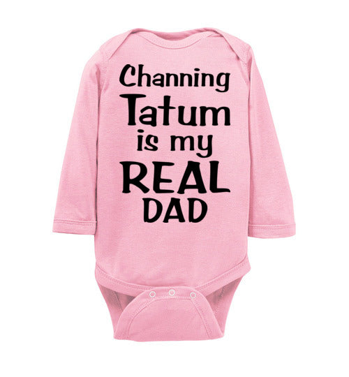 Channing Tatum ... Real Dad. Infant. LS Onesie