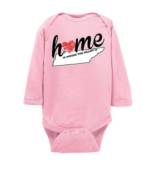 Tennessee Home. Infant. LS Onesie