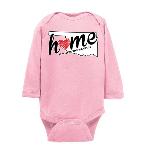 Oklahoma Home. Infant. LS Onesie