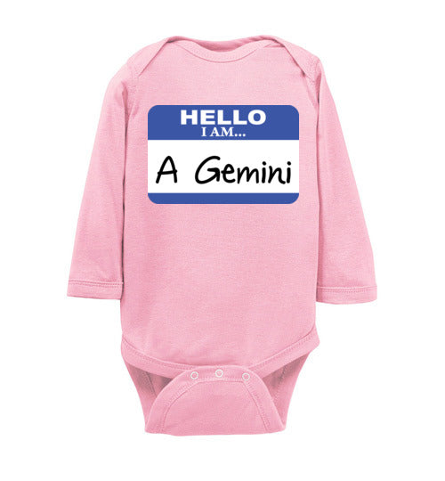 A Gemini. Infant. LS Onesie