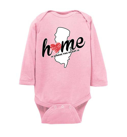 New Jersey Home. Infant. LS Onesie