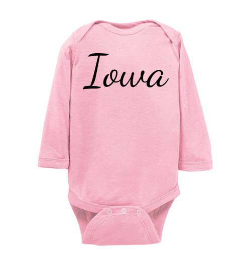 Iowa. Infant. LS Onesie