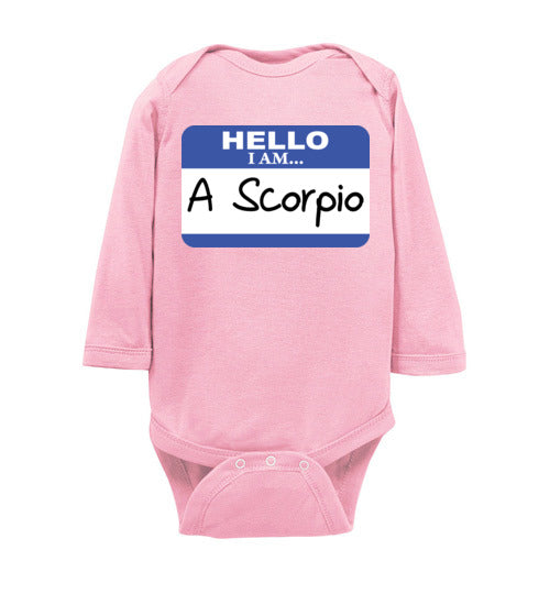 A Scorpio. Infant. LS Onesie
