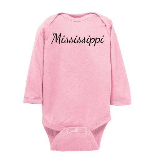 Mississippi. Infant. LS Onesie