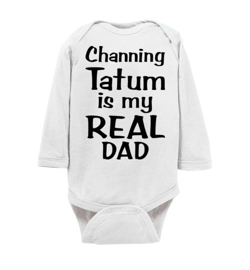 Channing Tatum ... Real Dad. Infant. LS Onesie