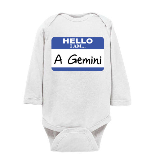 A Gemini. Infant. LS Onesie