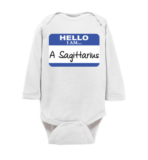 A Sagittarius. Infant. LS Onesie