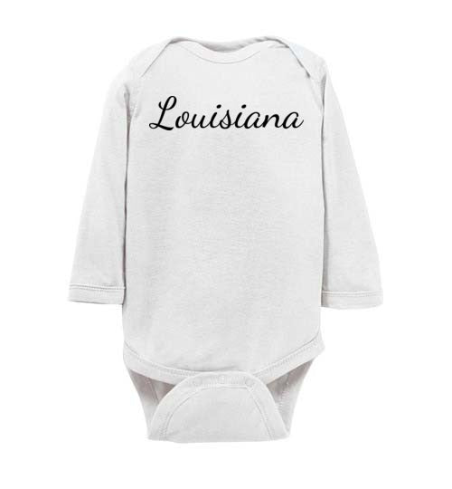 Louisiana. Infant. LS Onesie