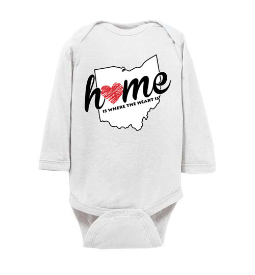 Ohio Home. Infant. LS Onesie