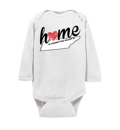 Tennessee Home. Infant. LS Onesie
