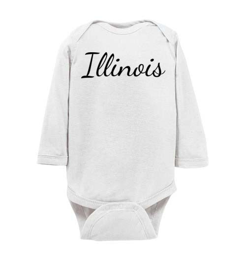 Illinois. Infant. LS Onesie