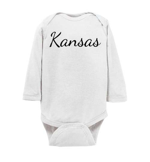 Kansas. Infant. LS Onesie