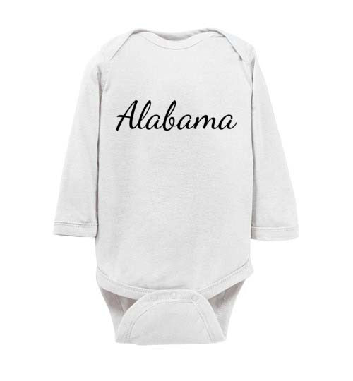 Alabama. Infant. LS Onesie