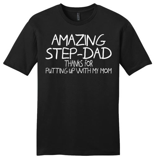 Amazing Step Dad. District Young Mens Very Important Tee