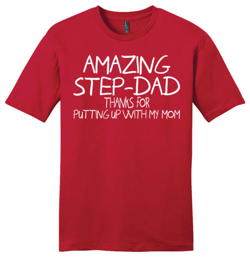 Amazing Step Dad. District Young Mens Very Important Tee