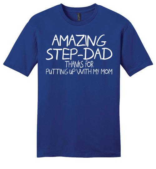 Amazing Step Dad. District Young Mens Very Important Tee