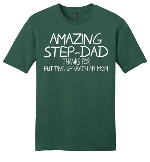 Amazing Step Dad. District Young Mens Very Important Tee