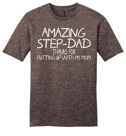 Amazing Step Dad. District Young Mens Very Important Tee