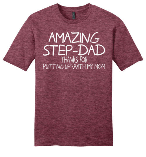 Amazing Step Dad. District Young Mens Very Important Tee