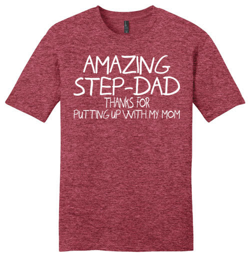 Amazing Step Dad. District Young Mens Very Important Tee