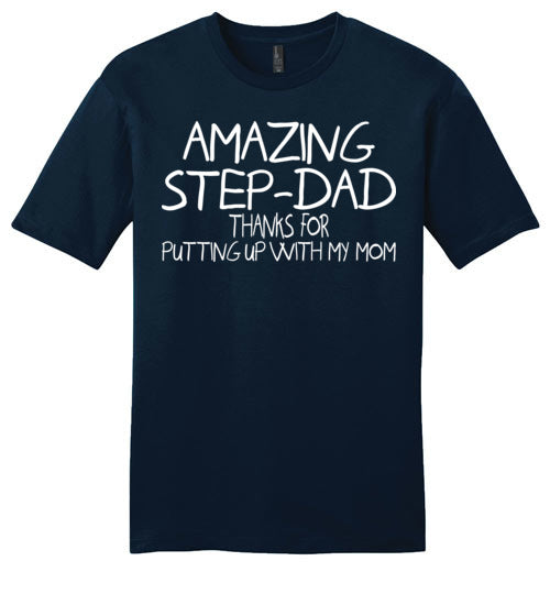 Amazing Step Dad. District Young Mens Very Important Tee