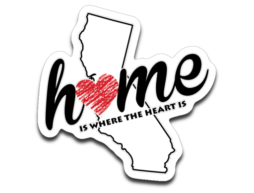 California Home. Decal