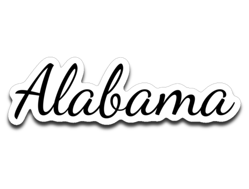 Alabama. Decal