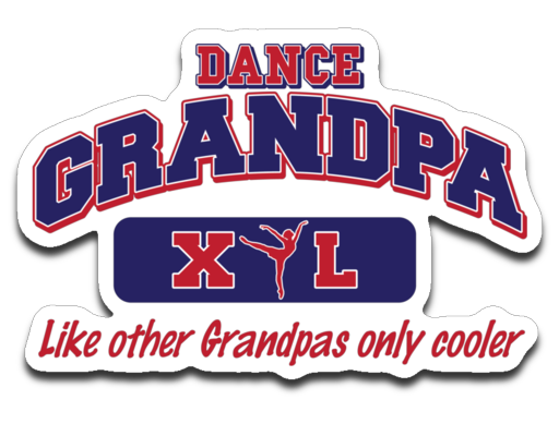 Dance Grandpa. Decal.