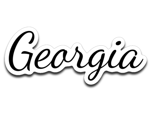 Georgia. Decal.