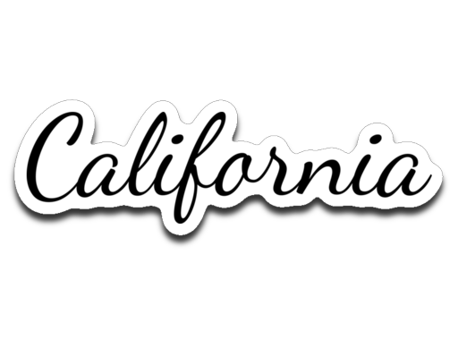 California. Decal