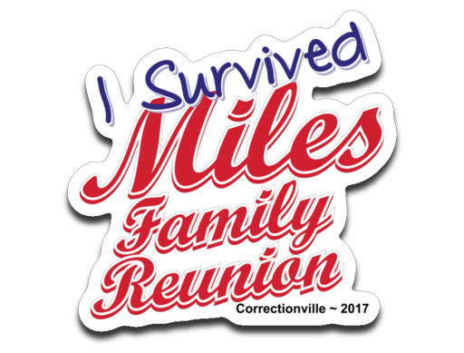 Reunion Sign Decal