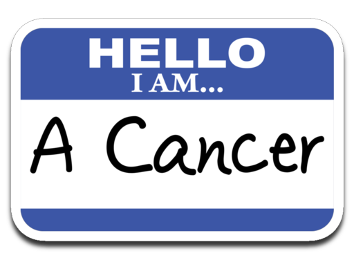 A Cancer. Decal