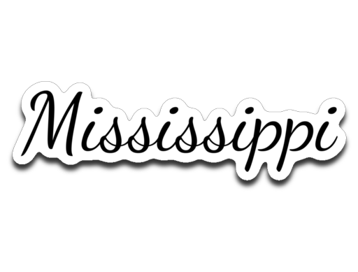 Mississippi. Decal.