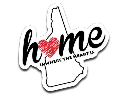 New Hampshire Home. Decal