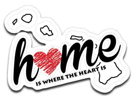 Hawaii Home. Decal
