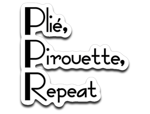 Plie Pirouette Repeat. Decal