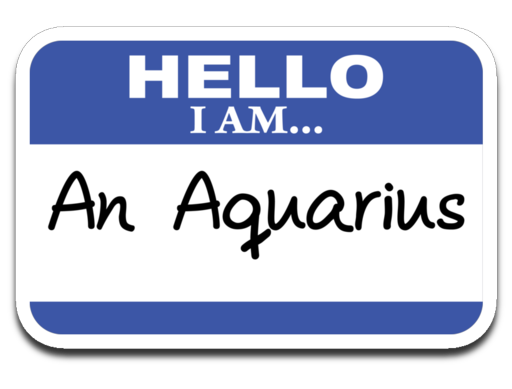 An Aquarius Decal