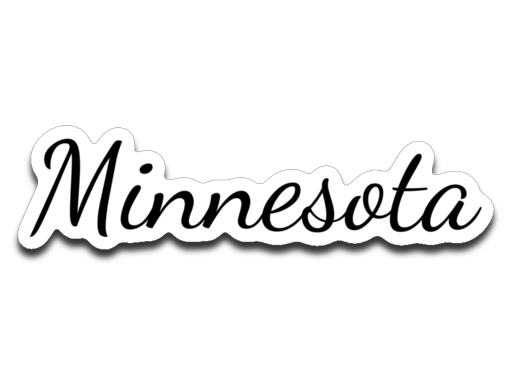 Minnesota. Decal.