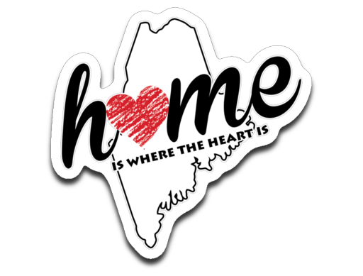 Maine Home. Decal