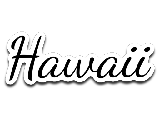 Hawaii. Decal