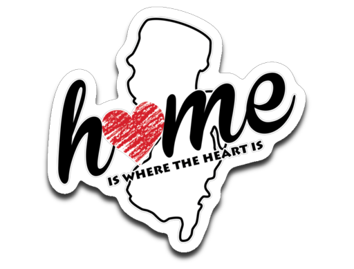New Jersey Home. Decal