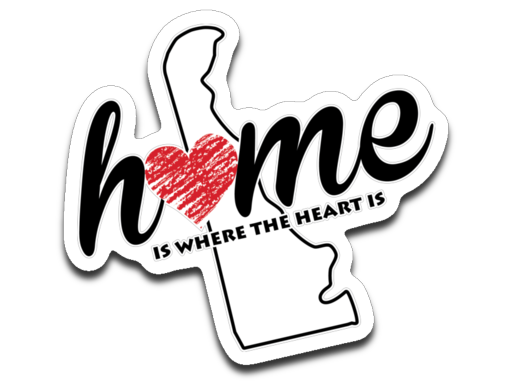 Delaware Home. Decal