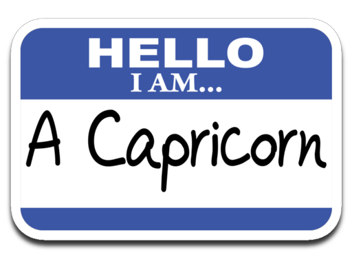 A Capricorn. Decal